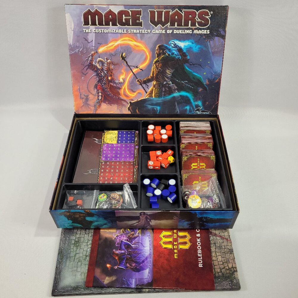Mage Wars 2012 Fantasy Strategy Game 100% Complete RPG Card by Arcane Wonders